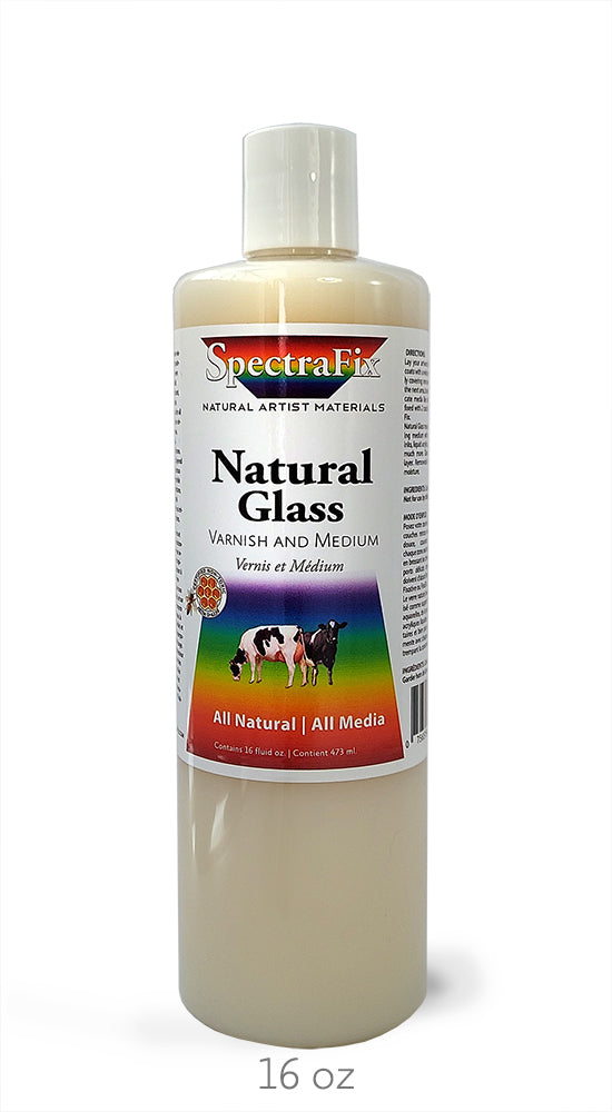 Natural Glass Varnish and Painting Medium